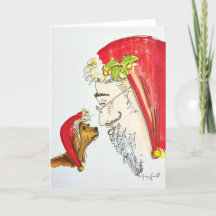 Java und Santa - Weihnachtskarte