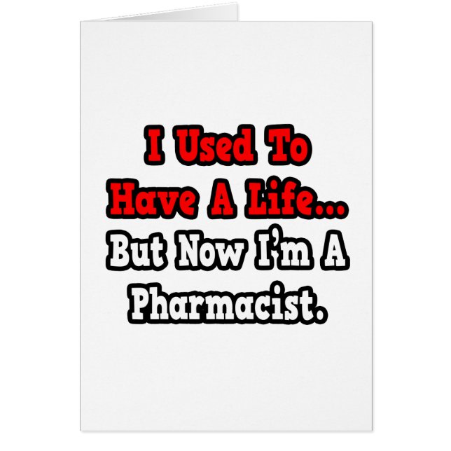 J'avais une vie...Pharmacienne (Devant)