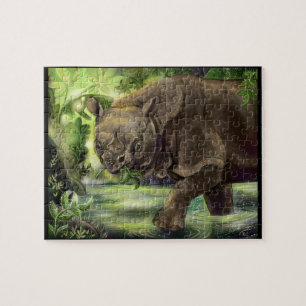 Javan Rhino Art