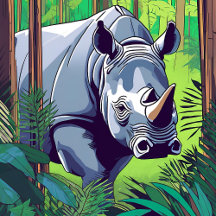 Javan Rhino Tasse