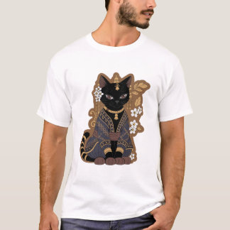 Javanesisches Katzenkunst-T-Shirt T-Shirt