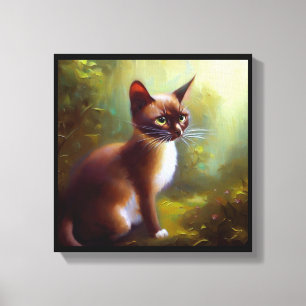Javanische Katze  Leinwanddruck