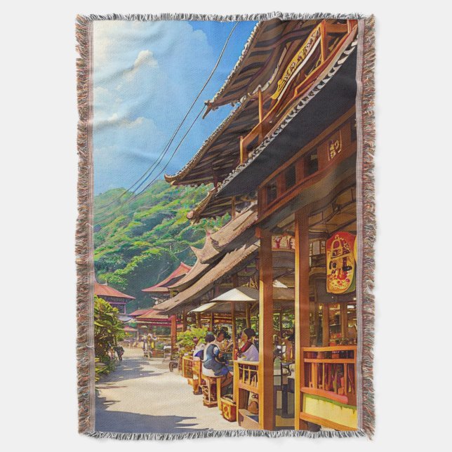 Javanisches Kaffeehaus Decke (Vorderseite Vertikal)