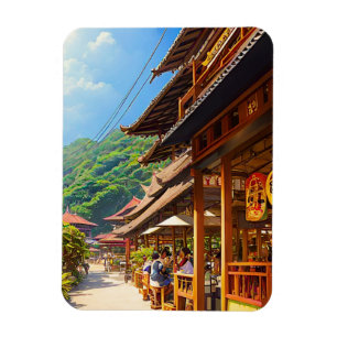 Javanisches Kaffeehaus Magnet