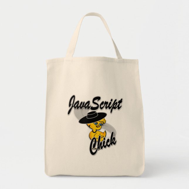 JavaScript Chick #4 Tragetasche (Vorne)