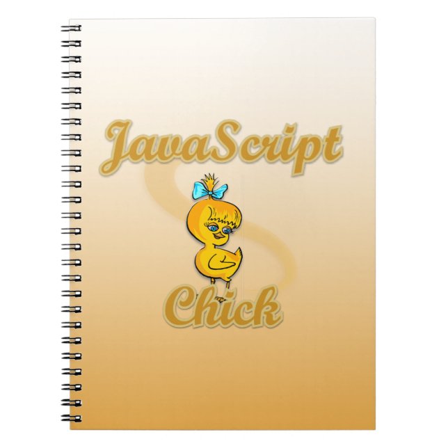 JavaScript Chick Notizblock (Vorderseite)