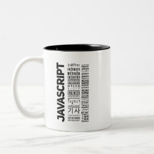 Javascript-Ingenieur Zweifarbige Tasse