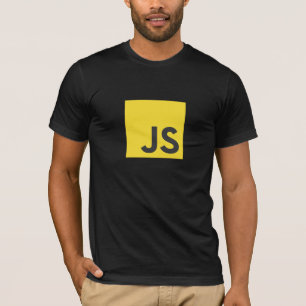 Javascript-Logo-T - Shirt (Schwarzes)