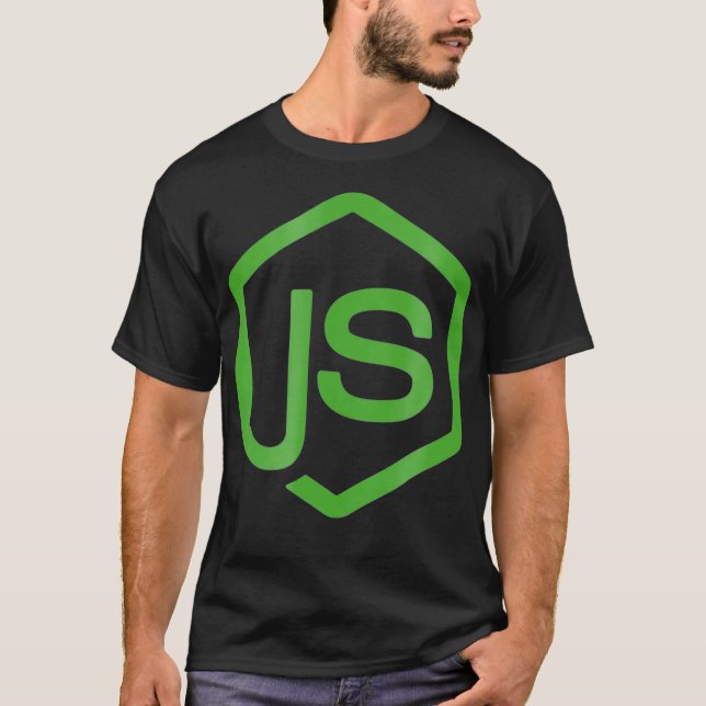 Javascript Nodejs T-Shirt (Vorderseite)