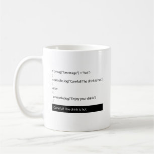 JavaScript-Temperaturinformationen Kaffeetasse