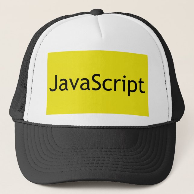 JavaScript Trucker Hat Truckerkappe (Vorderseite)