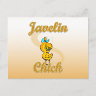 Javelin Chick Postkarte
