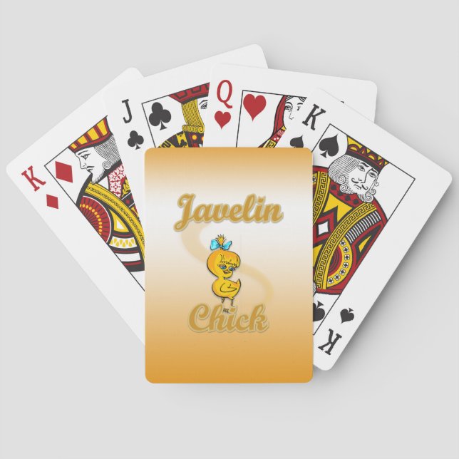 Javelin Chick Spielkarten (Rückseite)