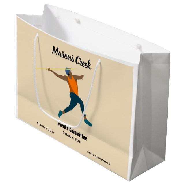 Javelin Große Geschenktüte (Vorderseite Schrägansicht)