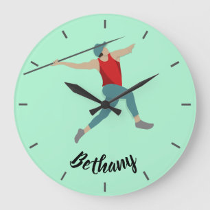 Javelin Große Wanduhr