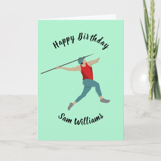 Javelin Karte (Vorderseite)