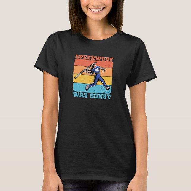 Javelin Thrower Javelin Throwing Athletics Sport H T-Shirt (Vorderseite)
