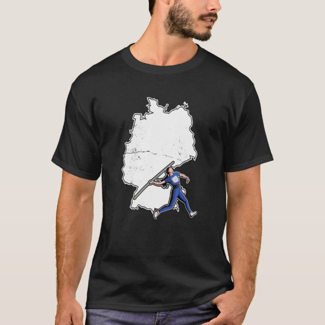 Javelin Thrower Javelin Throwing Athletics Sport H T-Shirt (Vorderseite)