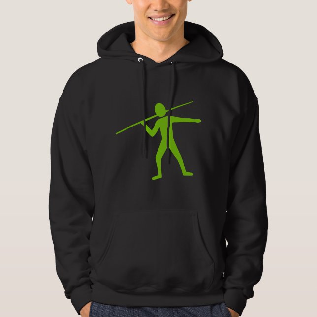 Javelin Trower - Martian Green Hoodie (Vorderseite)
