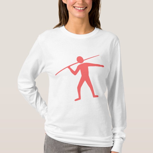 Javelin Trower - tropisches Rosa T-Shirt (Vorderseite)