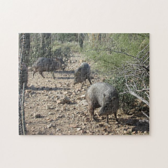 Javelina Puzzlespiel (Horizontal)