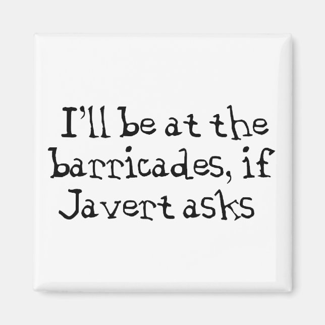 Javert Les Miserables Magnet (Vorne)