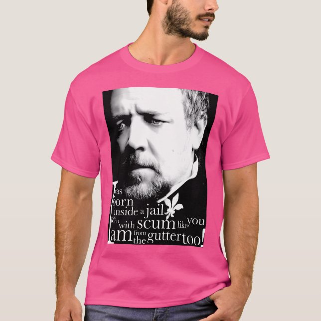 Javert vom Gutter T-Shirt (Vorderseite)