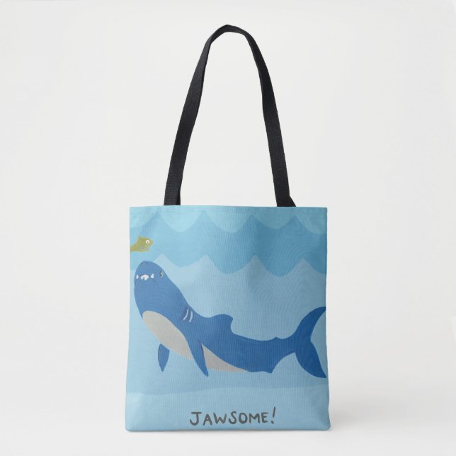 Jawesome Shark Tasche (Vorderseite)