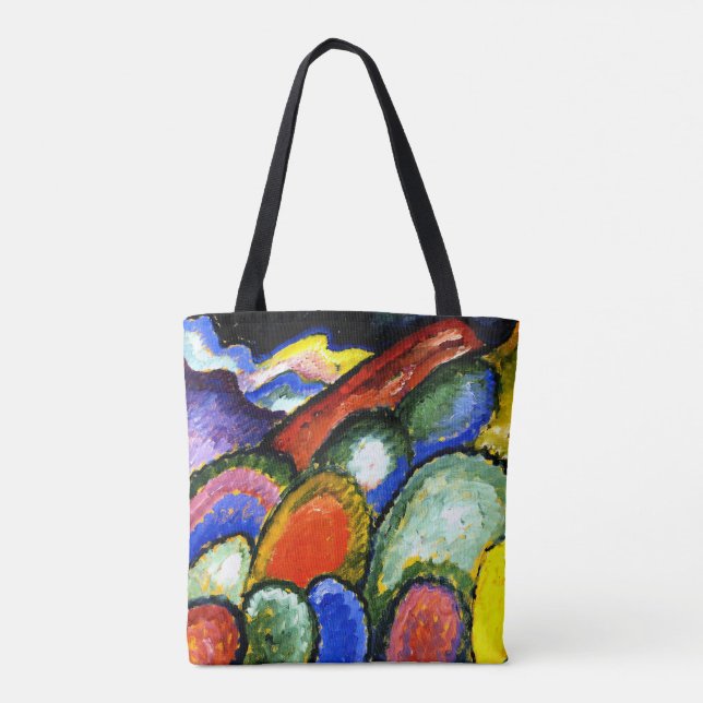 Jawlensky - Berge und Bäume Tasche (Rückseite)