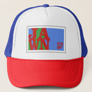 JAWN Philly Briefmarke 70er Retro LIEBE Truckerkappe