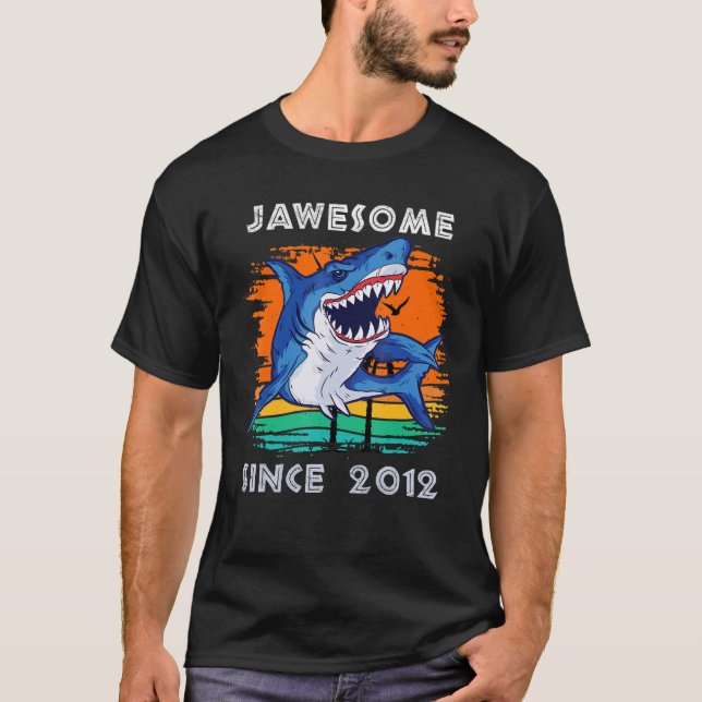 Jawsome Phantastisch seit 2012 Haisee Sea Fans B T-Shirt (Vorderseite)