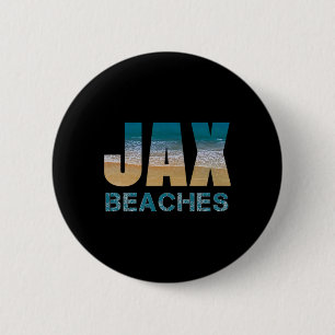 Jax Beaches Zuhause Jacksonville Florida Vacation Button