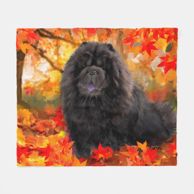 JAX Chow 2020 Holiday Fleece decke (Vorderseite (Horizontal))