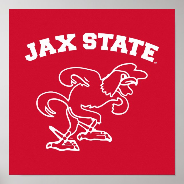 JAX-Staat Gamecocks, Staat Jacksonville Poster (Vorne)