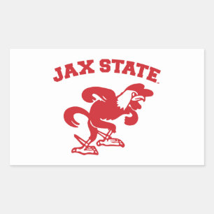JAX-Staat Gamecocks, Staat Jacksonville Rechteckiger Aufkleber