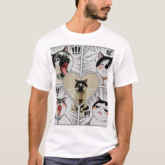JAY  DIE SMOKINGKATZE T-Shirt (Vorderseite)