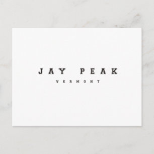 Jay Peak Vermont Postkarte