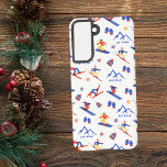 Jay Peak Vermont Ski Snowboardmuster Samsung Galaxy Hülle<br><div class="desc">Ein lustiges Winterskilaufen nahtloses Muster für das Skigebiet Jay Peak in Vermont,  USA. Perfekte Geschenkidee für Wintersportler: Ski,  Snowboard,  Freestyle,  Skisprung,  Langlaufen.</div>