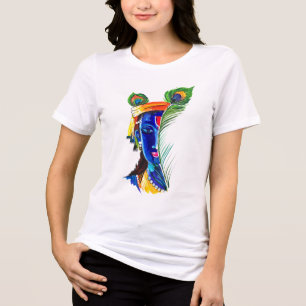 Jay Shree Krishna T - Shirt Design - Divine & Styl