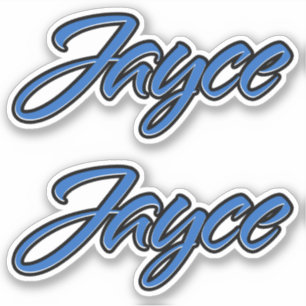 Jayce Name blue Aufkleber Sticker Stickerset