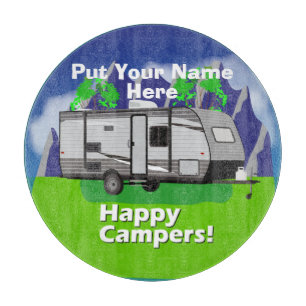 Jayco Jayflight Happy Campers Design Schneidebrett