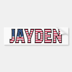 Jayden Nom Vorname USA Aufkleber Sticker Auto