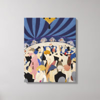 Jazz Age Art Deco Tanz Paare Tanzsaal Kunst