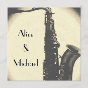 Jazz Age Faire-part de mariage Art Déco