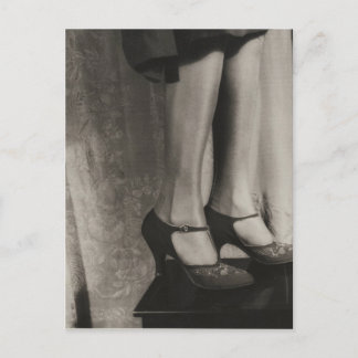 Jazz Age Flapper Girl Postkarte