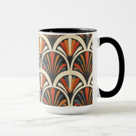 Jazz Age Glam Repeat Pattern Tasse