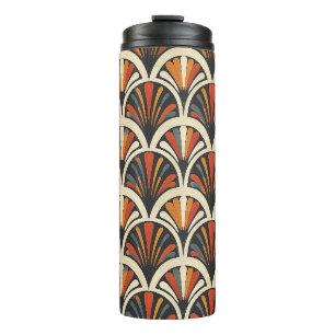 Jazz Age Glam Repeat Pattern Thermosbecher
