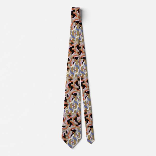 Jazz Art Deco Krawatten (Vorderseite)