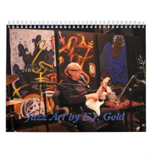 Jazz Art von E.J. Gold Kalender