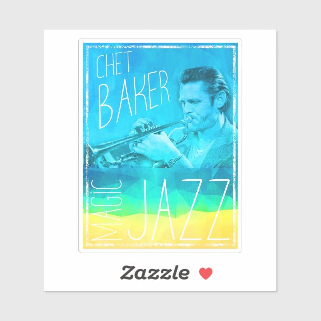 Jazz Aufkleber (Blatt)